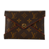 Louis Vuitton Medium Kirigami Pochette, £310, Accessories, Brown, Canvas, Front view